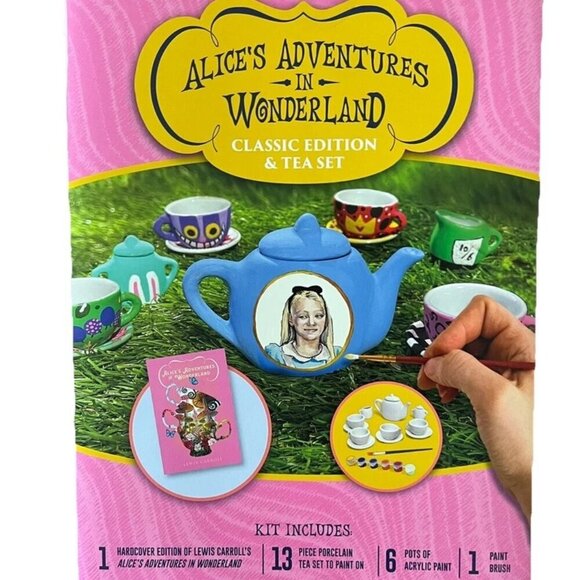 Spark & Plug Other - NEW Alice's Adventures In Wonderland Classic Edition Tea Set Project Kit